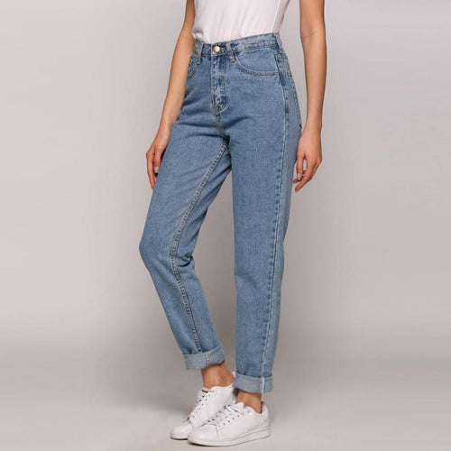 New Women Pants Loose Cowboy imitation jeans Pants