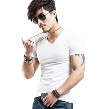 Load image into Gallery viewer, 10 colors V neck Men&#39;s T Shirt