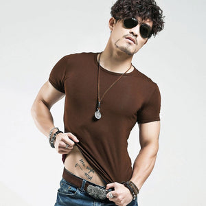 10 colors V neck Men's T Shirt