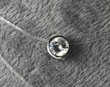 Load image into Gallery viewer, Crystal Zircon Necklace Invisible