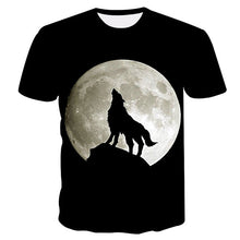Load image into Gallery viewer, Wolf 3D  T-Shirt Men