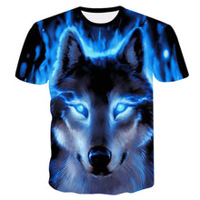 Load image into Gallery viewer, Wolf 3D  T-Shirt Men