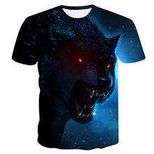 Load image into Gallery viewer, Wolf 3D  T-Shirt Men