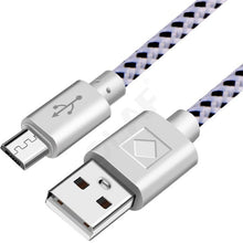 Load image into Gallery viewer, OLAF Nylon Braided Micro USB Cable 1m/2m/3m Data Sync USB Charger Cable For Samsung HTC LG huawei xiaomi Android Phone Cables