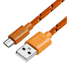 Load image into Gallery viewer, OLAF Nylon Braided Micro USB Cable 1m/2m/3m Data Sync USB Charger Cable For Samsung HTC LG huawei xiaomi Android Phone Cables