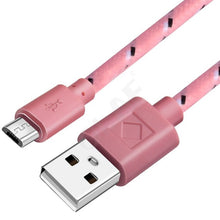 Load image into Gallery viewer, OLAF Nylon Braided Micro USB Cable 1m/2m/3m Data Sync USB Charger Cable For Samsung HTC LG huawei xiaomi Android Phone Cables