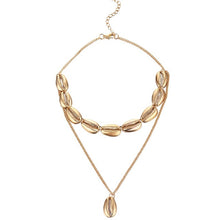 Load image into Gallery viewer, Gold Silver Color Conch Shell Pendants Necklace For Women