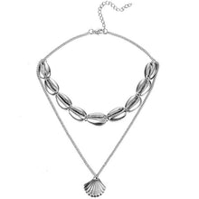 Load image into Gallery viewer, Gold Silver Color Conch Shell Pendants Necklace For Women