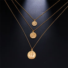 Load image into Gallery viewer, Cross Necklaces For Women Charm Gold Color