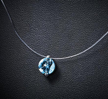Load image into Gallery viewer, Silver dazzling zircon necklace