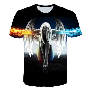 New USA Flag T-shirt Men