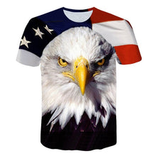 Load image into Gallery viewer, New USA Flag T-shirt Men