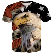 Load image into Gallery viewer, New USA Flag T-shirt Men