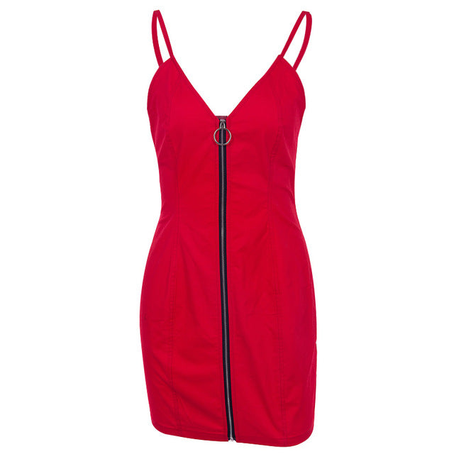 V Neck  Dress Women Sleeveless Backless
