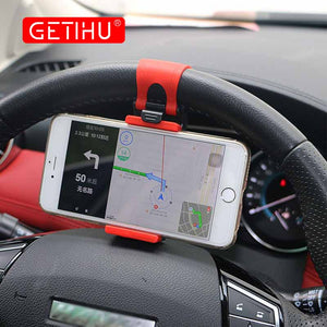 Universal Steering Clip Car Phone Holder