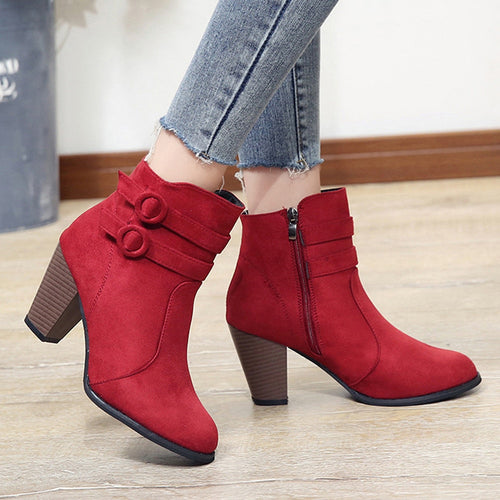 Boots Red Women