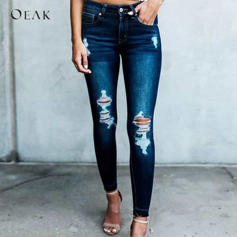 Dark Blue Jeans Women  Jeans