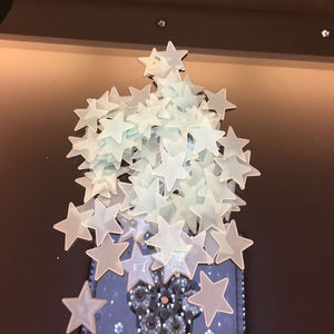 100pcs/bag 3cm Glow in the Dark Toys Luminous Star Stickers