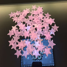 Load image into Gallery viewer, 100pcs/bag 3cm Glow in the Dark Toys Luminous Star Stickers
