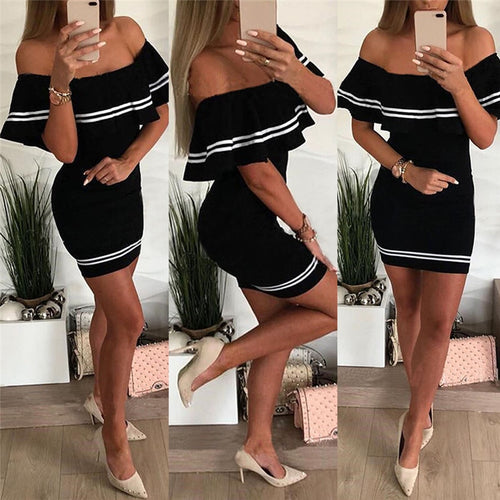 Sexy  Mini Dress Women Summer