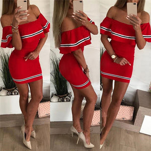 Sexy  Mini Dress Women Summer