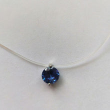Load image into Gallery viewer, Silver dazzling zircon necklace