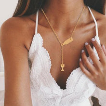 Load image into Gallery viewer, Star &amp; Moon Pendant Necklace For Women
