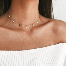 Load image into Gallery viewer, Star &amp; Moon Pendant Necklace For Women