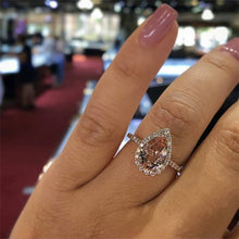 Load image into Gallery viewer, KISS WIFE Classic Engagement Ring 6 Claws Design AAA White Cubic Zircon Female Women Wedding Band CZ Rings Jewelry