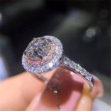 Load image into Gallery viewer, KISS WIFE Classic Engagement Ring 6 Claws Design AAA White Cubic Zircon Female Women Wedding Band CZ Rings Jewelry