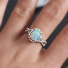 Load image into Gallery viewer, KISS WIFE Classic Engagement Ring 6 Claws Design AAA White Cubic Zircon Female Women Wedding Band CZ Rings Jewelry