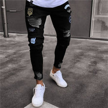 Load image into Gallery viewer, Men Stylish Ripped Jeans