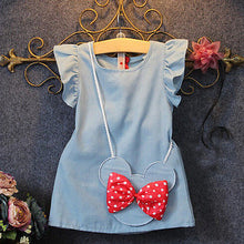 Load image into Gallery viewer, 2018 New Summer Cotton Baby Girls Cartoon Long Sleeves Dress Children&#39;s Clothing Kids Princess Dresses Casual Clothes 0-2Years