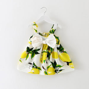 2018 New Summer Cotton Baby Girls Cartoon Long Sleeves Dress Children's Clothing Kids Princess Dresses Casual Clothes 0-2Years