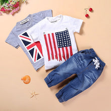 Load image into Gallery viewer, Toddler Boy Clothes Summer Children ClothingSuits 2 3 4 5 6 7 Years