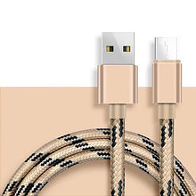 Load image into Gallery viewer, NOHON Nylon Charging Sync Cable Micro USB For Samsung Galaxy S7 S6 For Huawei For Xiaomi Redmi Android Phone Fast Charger Cord
