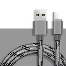 Load image into Gallery viewer, NOHON Nylon Charging Sync Cable Micro USB For Samsung Galaxy S7 S6 For Huawei For Xiaomi Redmi Android Phone Fast Charger Cord