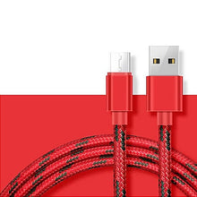 Load image into Gallery viewer, NOHON Nylon Charging Sync Cable Micro USB For Samsung Galaxy S7 S6 For Huawei For Xiaomi Redmi Android Phone Fast Charger Cord