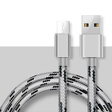 Load image into Gallery viewer, NOHON Nylon Charging Sync Cable Micro USB For Samsung Galaxy S7 S6 For Huawei For Xiaomi Redmi Android Phone Fast Charger Cord