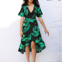 Load image into Gallery viewer, Summer Dress Sexy V Neck