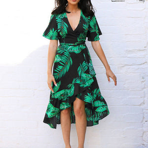 Summer Dress Sexy V Neck