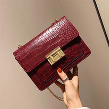 Load image into Gallery viewer, Women bag Crocodile pattern