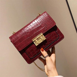 Women bag Crocodile pattern
