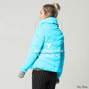 Women Autumn Winter Jacket Stand Collar