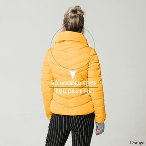 Women Autumn Winter Jacket Stand Collar