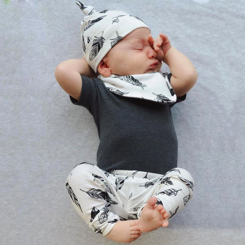 4PCS/Set Fashion baby boy clothes