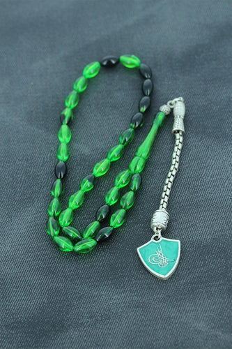 New Season Green Amber Prayer Beads