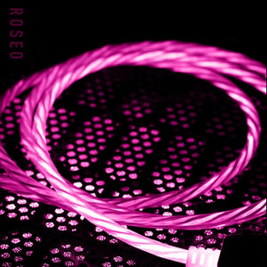 LED Light USB Type C usb-c Fast Charging Data Cable