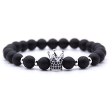 Load image into Gallery viewer, New 2Pcs/Set Natural Black Matte Stone