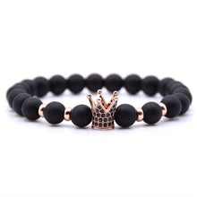 Load image into Gallery viewer, New 2Pcs/Set Natural Black Matte Stone